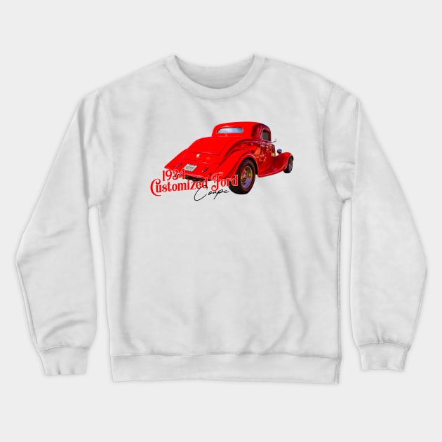 1934 Customized Ford Coupe Crewneck Sweatshirt by Gestalt Imagery